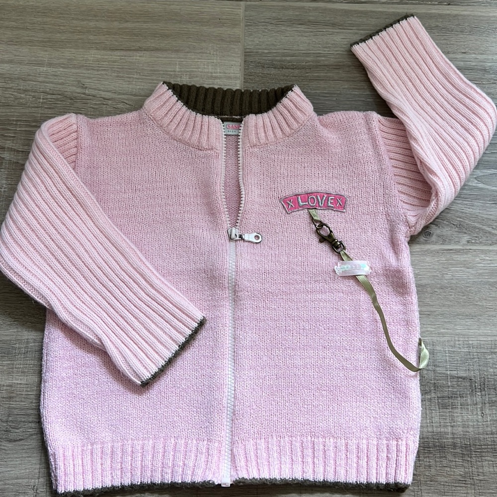 SASH Girl’s Zip up Sweater Size 3